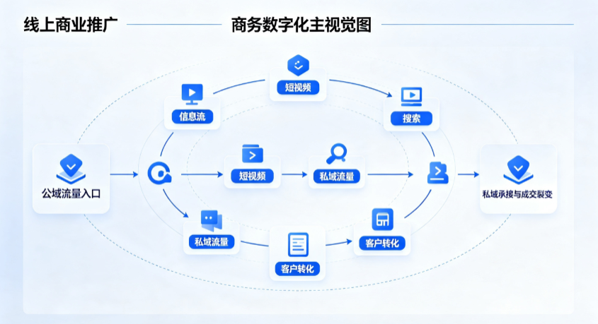 扶沟县线上商业推广怎么做？全域流量闭环搭建与低成本转化实战指南